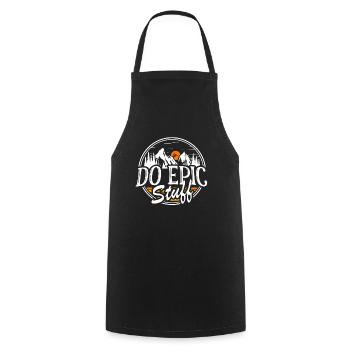 Do Epic Stuff Surfer Surfing Shaka Windsurfer Surf - Cooking Apron - black - Front - AI Model Male 185 dark (185cm)