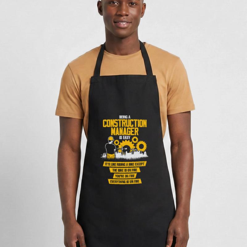 Construction Site Profession Construction Manager Construction Manager Gift Cooking Apron
