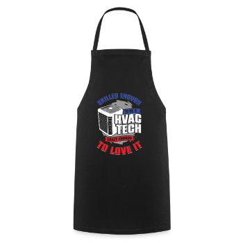 Funny air conditioning technology Air conditioning technician Job gift - Cooking Apron - black - Front - AI Model Male 185 dark (185cm)