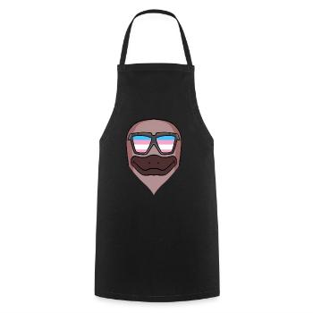 Transgender Transsexuell Schnabeltier Geschenk - Kochschürze - Schwarz - Vorne - AI Model Male 185 dark (185cm)