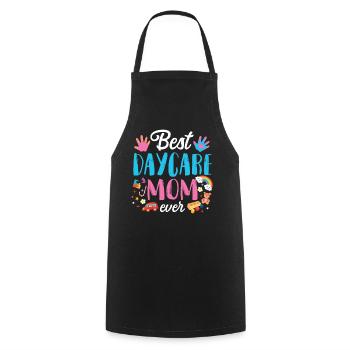 Fournisseur de services de garde d’enfants Enseignant - Tablier de cuisine - noir - Devant - AI Model Male 185 dark (185cm)