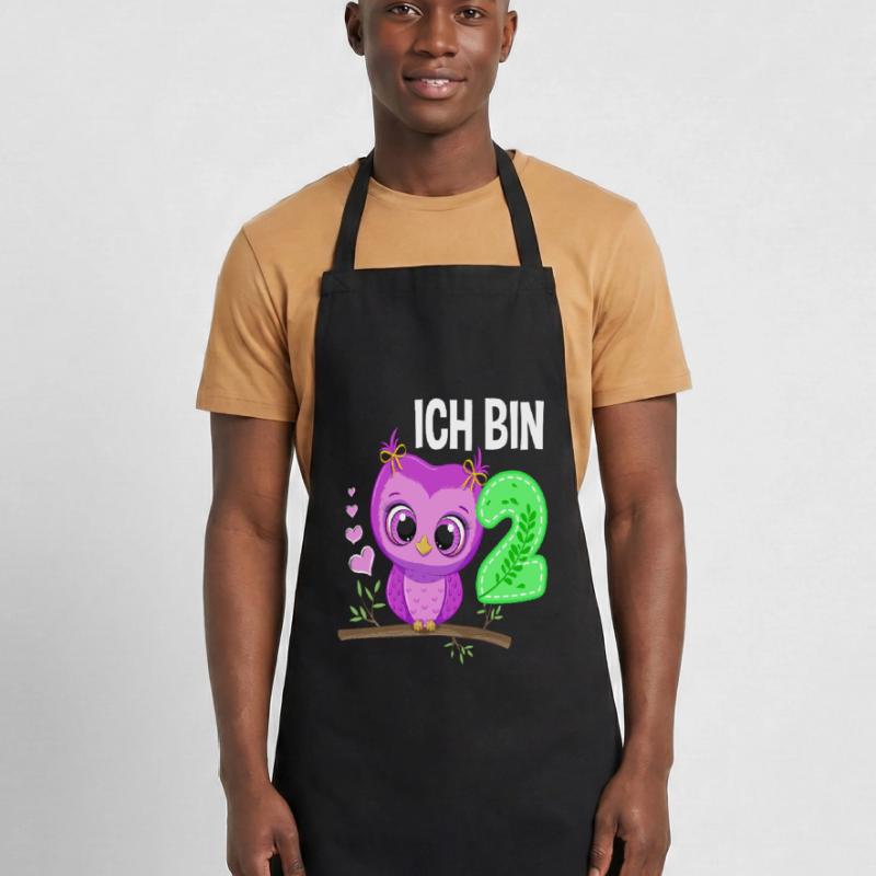 Ich Bin 2 Eule 2. Geburtstag Eulen Mädchen Kochschürze
