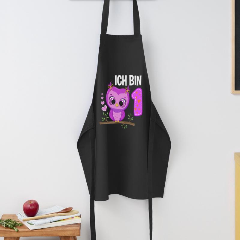 Ich Bin 1 Eule 1. Geburtstag Eulen Mädchen Kochschürze