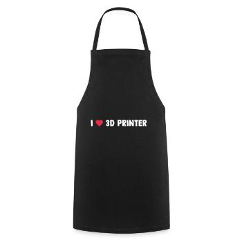 3d Printer Gift for Nerd Hobby Printing Machine - Cooking Apron - black - Front - AI Model Male 185 dark (185cm)