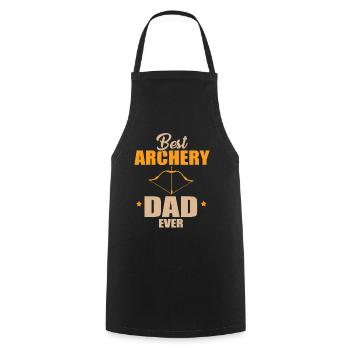 Best Archery Daddy - Cooking Apron - black - Front - AI Model Male 185 dark (185cm)