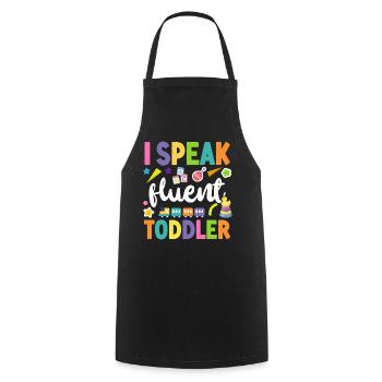 Fournisseur de services de garde d’enfants Enseignant - Tablier de cuisine - noir - Devant - AI Model Male 185 dark (185cm)