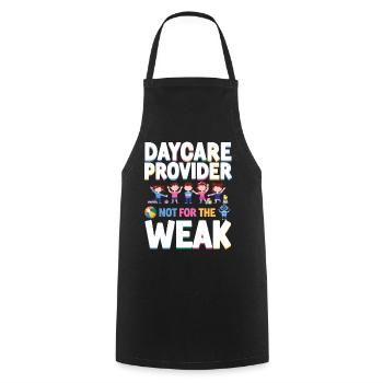 Childcare Daycare Provider Teacher - Cooking Apron - black - Front - AI Model Male 185 dark (185cm)