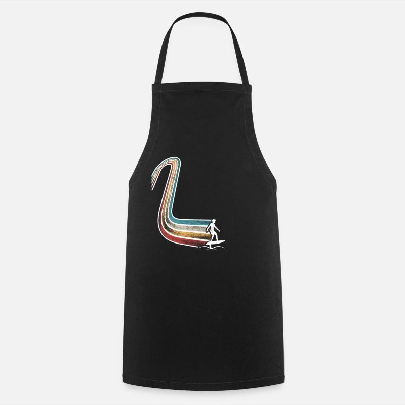 Hydroptère Surf Surf Surfer Hydroptère Surfen - Tablier de cuisine - noir
