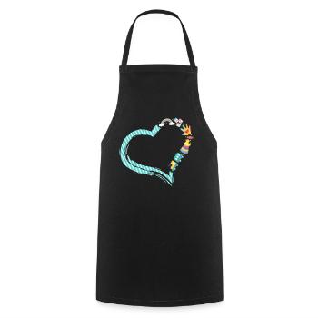Childcare Daycare Provider Teacher - Cooking Apron - black - Front - AI Model Male 185 dark (185cm)