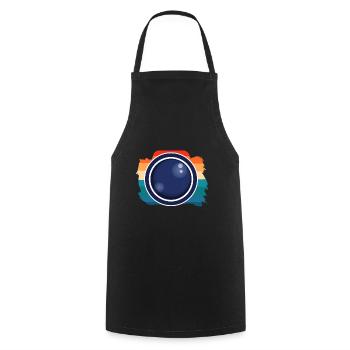 Photos Appareil photo Objectif Photographie - Tablier de cuisine - noir - Devant - AI Model Male 185 dark (185cm)