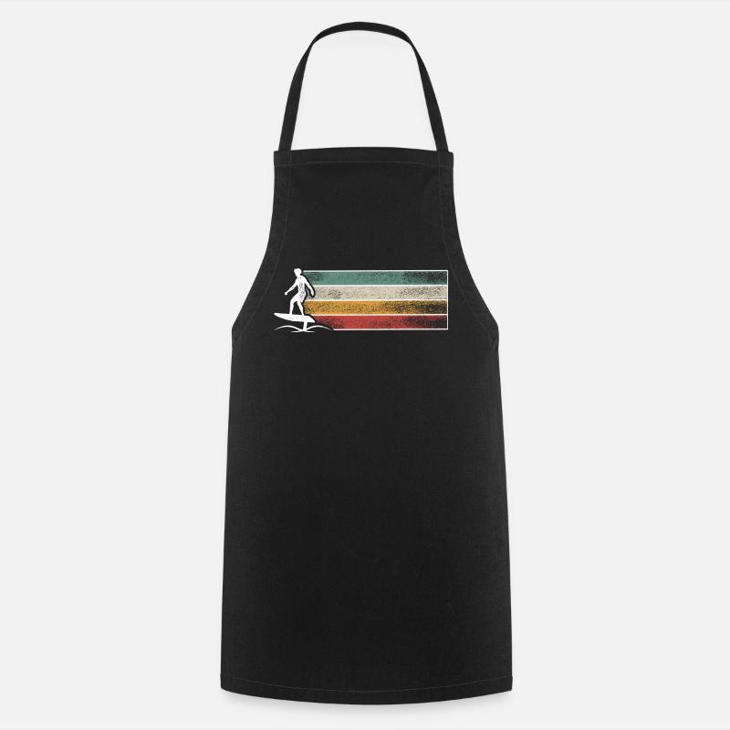 Hydroptère Surf Surf Surfer Hydroptère Surfen - Tablier de cuisine - noir