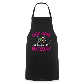 Pudel Hundehaar Ist Mein Accessoire Lustige - Kochschürze - Schwarz - Vorne - AI Model Male 185 dark (185cm)