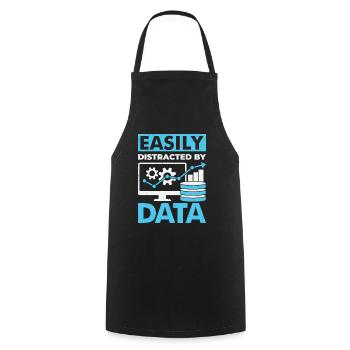 Statistique Data Scientist Statisticien Job Gift - Tablier de cuisine - noir - Devant - AI Model Male 185 dark (185cm)