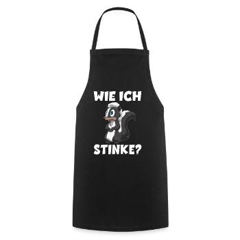 Stinktier Lustige Stinktiere Zootier Geschenk für - Kochschürze - Schwarz - Vorne - AI Model Male 185 dark (185cm)