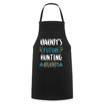 Buck Deer Hunting Hunter Kid - Cooking Apron - black - Front - AI Model Male 185 dark (185cm)