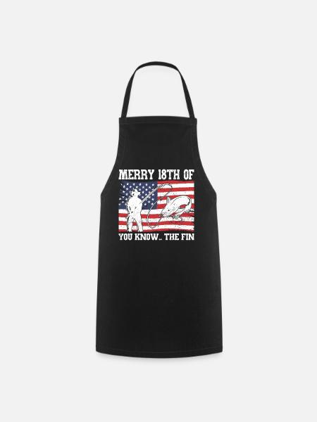 Merry 18. Biden - Kochschürze - Schwarz