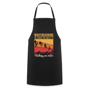 Wakeboard WakeboardIng Wakeboarder Cadeau - Tablier de cuisine - noir - Devant - AI Model Male 185 dark (185cm)