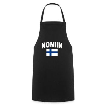 Finlande Gift Scandinavia Finlande Suomi Finne - Tablier de cuisine - noir - Devant - AI Model Male 185 dark (185cm)