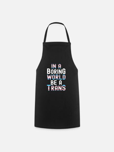 Transgender - Kochschürze - Schwarz