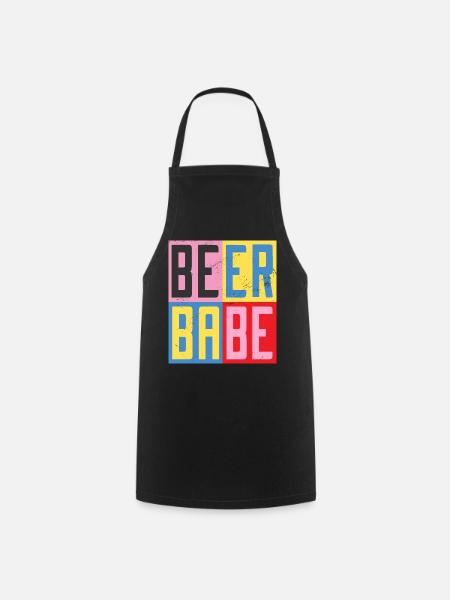 Bier Babe - Kochschürze - Schwarz