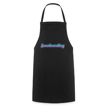 Snowboard - Tablier de cuisine - noir - Devant - AI Model Male 185 dark (185cm)