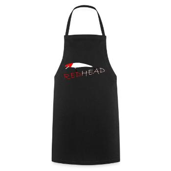Redhead - Cooking Apron - black - Front - AI Model Male 185 dark (185cm)