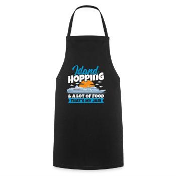 Kreuzfahrt-urlaub Familienausflug Design Für Eine - Kochschürze - Schwarz - Vorne - AI Model Male 185 dark (185cm)
