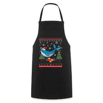 Alaska Geschenk Kinder Herren Damen USA Natur Eis - Kochschürze - Schwarz - Vorne - AI Model Male 185 dark (185cm)