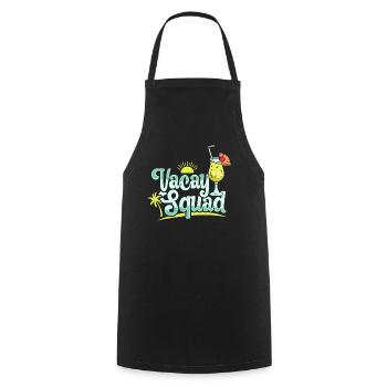 Sommer Urlaubs Trip Familie & Freunde Vacay Squad - Kochschürze - Schwarz - Vorne - AI Model Male 185 dark (185cm)