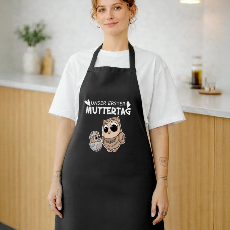 Muttertag Geschenk - Unser erster Muttertag Kochschürze