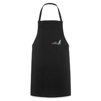 Sailor Sail Boat Sailing Ship Sailing Yacht - Cooking Apron - black - Front - AI Model Male 185 dark (185cm)