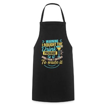 J’ai acheté le forfait boisson Cruise Holiday - Tablier de cuisine - noir - Devant - AI Model Male 185 dark (185cm)
