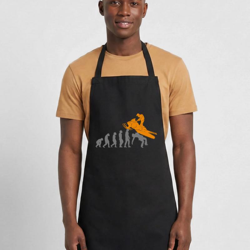 Snowmobile driver Snowmobile Evolution Cooking Apron