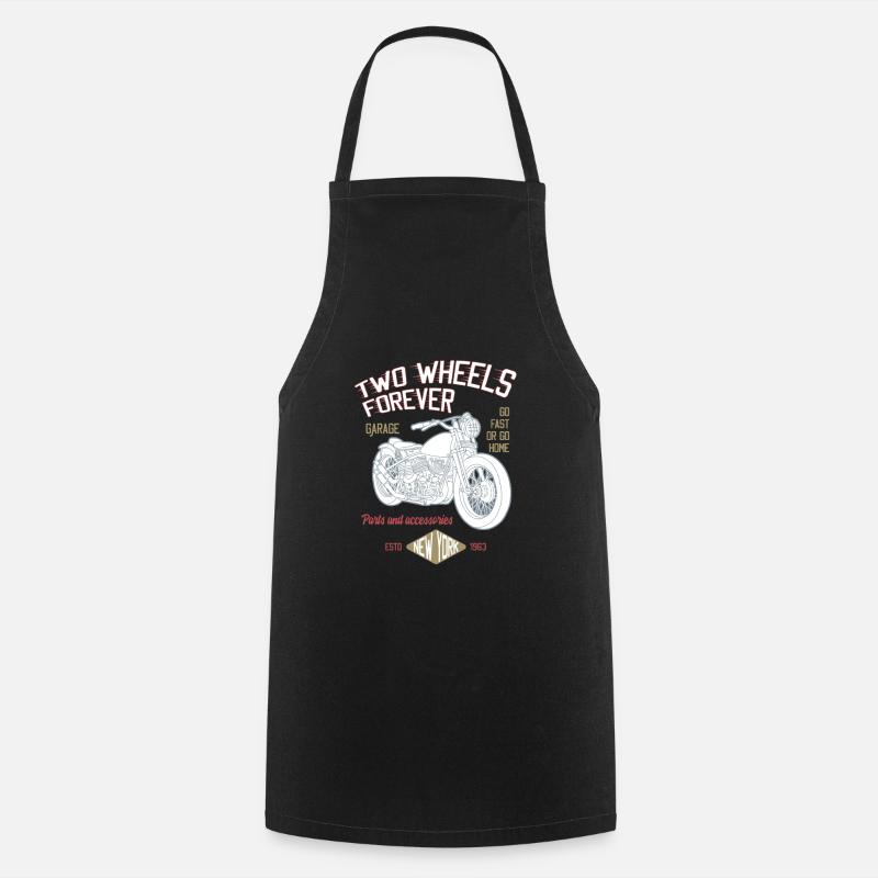 Bikers, motorcyclists - Cooking Apron - black