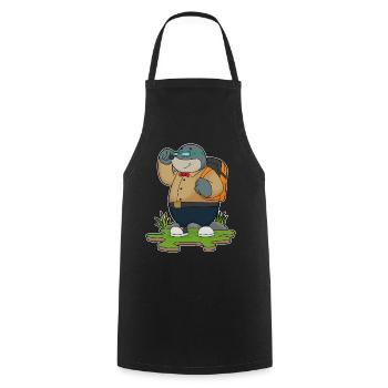 Mole Wanderer Backpack Hiking - Cooking Apron - black - Front - AI Model Male 185 dark (185cm)