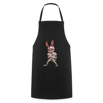 Kids Football Costume America Sports Fan - Cooking Apron - black - Front - AI Model Male 185 dark (185cm)