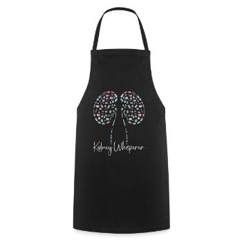 Dialysis Technician Nephrology Dialysis Cool Gift - Cooking Apron - black - Front - AI Model Male 185 dark (185cm)
