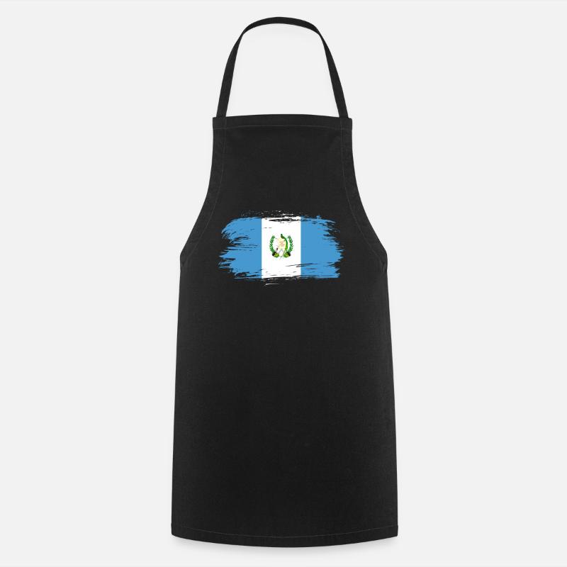 Drapeau du Guatemala - Tablier de cuisine - noir