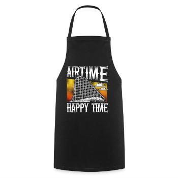 Scooter Coaster Vintage Airtime - Cooking Apron - black - Front - AI Model Male 185 dark (185cm)