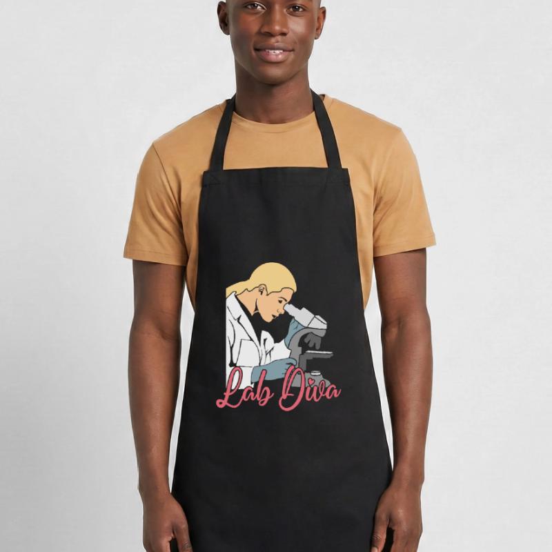Laboratory Technician Lab Diva Science Gift Cooking Apron