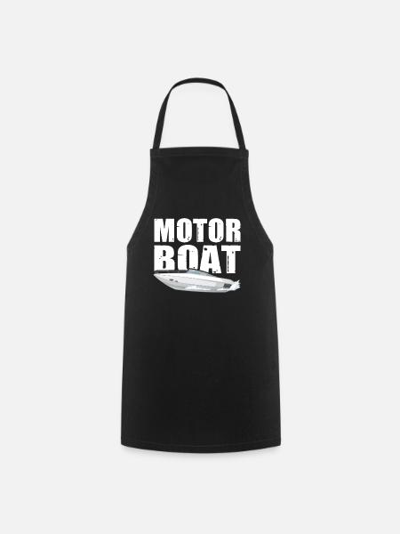 Motorboot - Kochschürze - Schwarz
