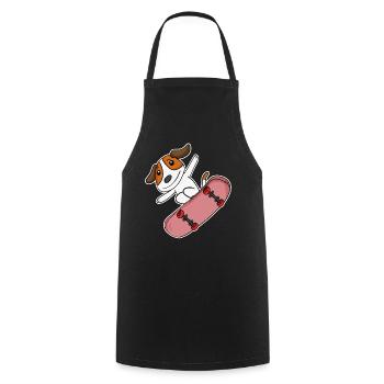 Belgian Shepherd - Cooking Apron - black - Front - AI Model Male 185 dark (185cm)