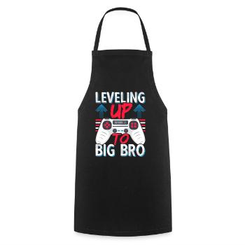 Brother Loading Offspring - Leveling Up To Big Bro - Cooking Apron - black - Front - AI Model Male 185 dark (185cm)
