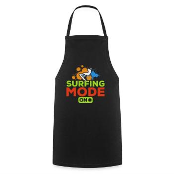 Sports nautiques Surfeur d’eau Mode surf sur planche de surf - Tablier de cuisine - noir - Devant - AI Model Male 185 dark (185cm)