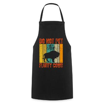 Bison Buffalo Water Buffalo National Park - Cooking Apron - black - Front - AI Model Male 185 dark (185cm)