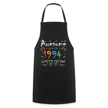 1994 - Born 1994 - Fantastic since 1994 - Cooking Apron - black - Front - AI Model Male 185 dark (185cm)