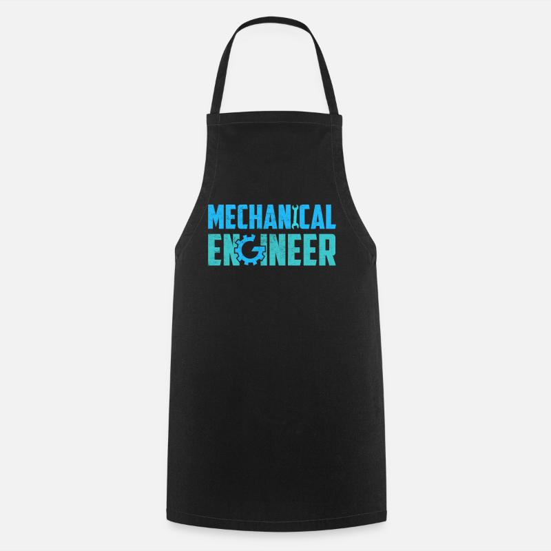Mechanics Engineer Mechanical Engineering - Cooking Apron - black