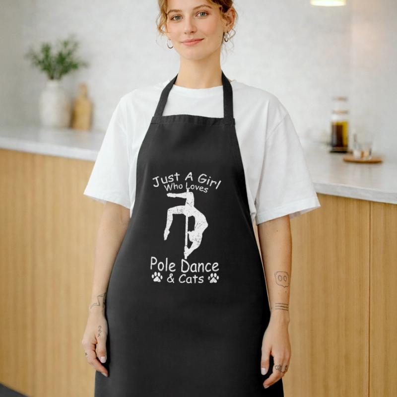 Pole Dancing - Nur ein Mädchen, das Pole Dance & Kochschürze