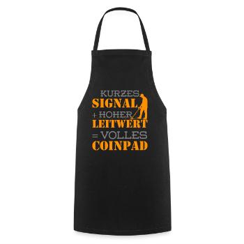 Sondengänger Sondler Metallsuchgerät Coinpad - Kochschürze - Schwarz - Vorne - AI Model Male 185 dark (185cm)