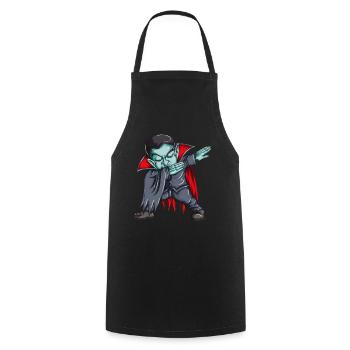 Soirée film d’horreur Dracula Vampire fait Dab Kids - Tablier de cuisine - noir - Devant - AI Model Male 185 dark (185cm)